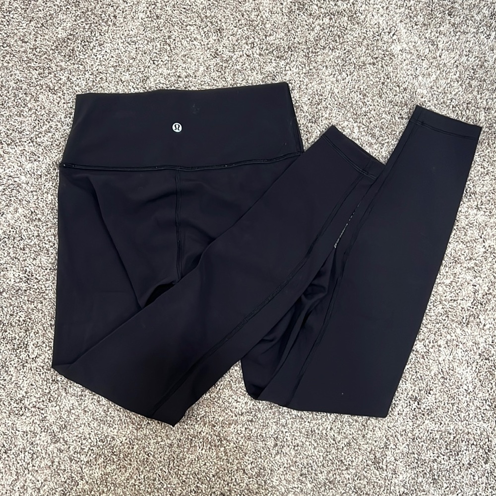 Lululemon leggings - not sure what style but they feel like spandex material